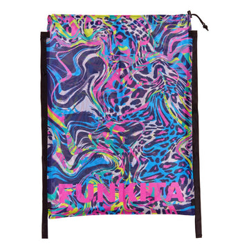 FUNKITA LOLLY LEOPARD MESH EQUIPMENT BAG