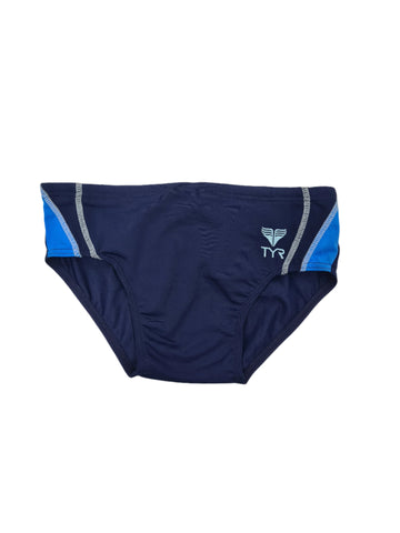 TYR BOYS NAVY BRIEF