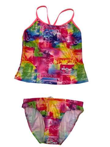 FINZ KALEIDO PRINT TANKINI & BRIEF - G14