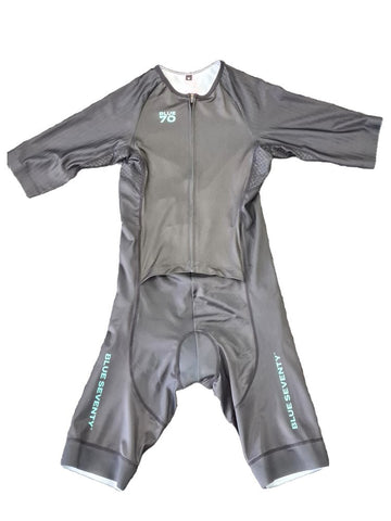BLUE70 WOMENS AERO ELITE TRISUIT - BLACK/MINT