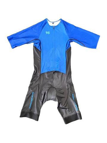 BLUE70 MENS AERO ELITE TRISUIT - ROYAL/GREY
