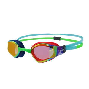 VORGEE VELOX MIRRORED LENS GOGGLE- RED AND NAVY
