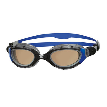 ZOGGS PREDATOR FLEX POLARIZED ULTRA-SMALL- SILVER BLUE