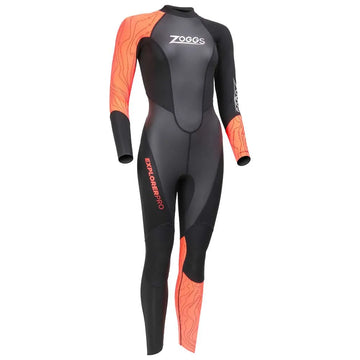 ZOGGS EXPLORER PRO EXPLORER WETSUIT WOMENS - BLACK/ORANGE