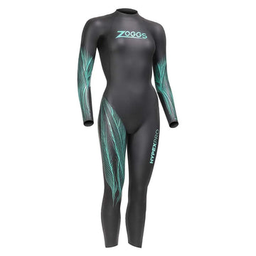 ZOGGS HYPEX PRO SWIMMING & TRIATHLON WOMENS WETSUIT - BLACK/TEAL