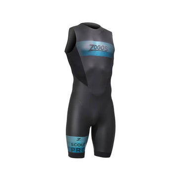 ZOGGS MENS SCOUT PRO SHORTY WETSUIT - BLACK/BLUE